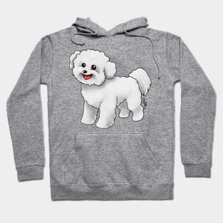 Dog - Bichon Frise - White Hoodie